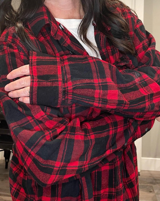 Cozy, button-up flannel
